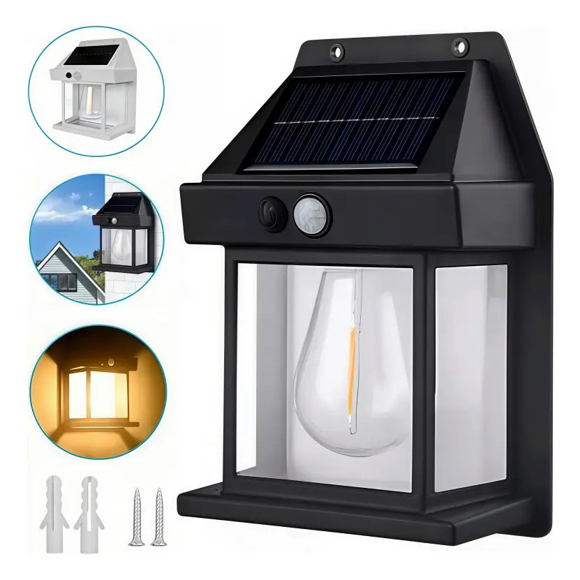 2x1 Lampara Solar Filamento