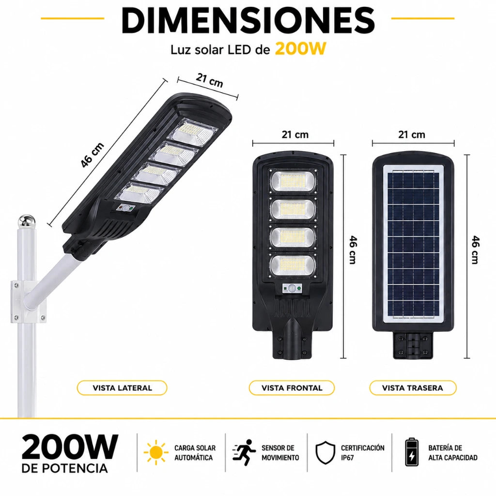 Reflector Solar LED 200W