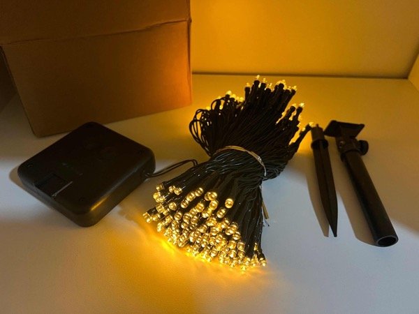 Solares Guirnalda 100Led 10M CALIDA