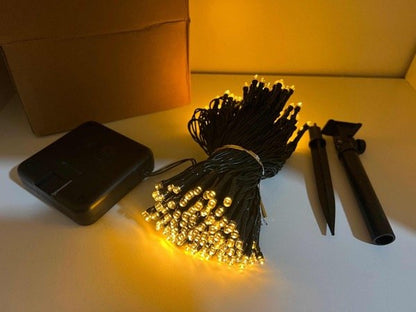 Solares Guirnalda 100Led 10M CALIDA