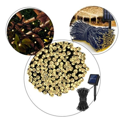 Solares Guirnalda 100Led 10M CALIDA