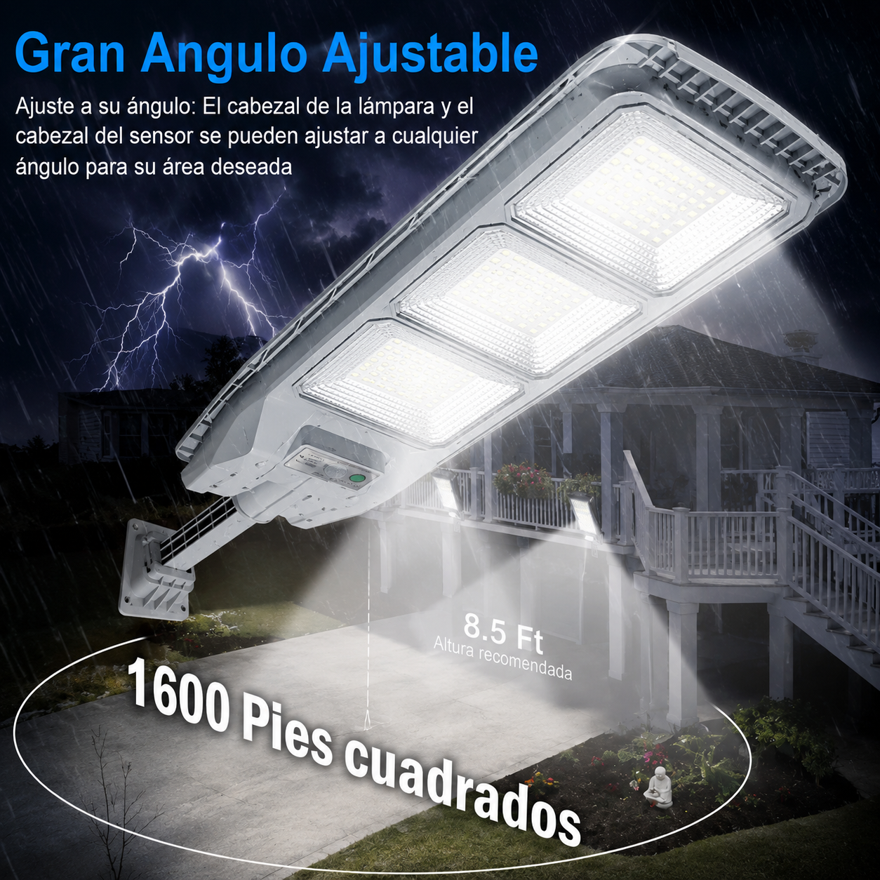 2x1 Reflector Solar Industrial 300W Exterior | 0$ en tu Factura de Luz