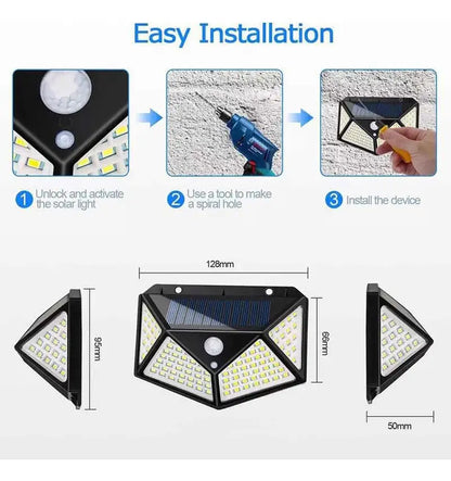 2x1 Apliques Solar 270°