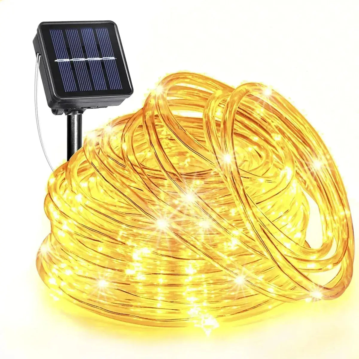 Manguera Guirnalda Solar Led Exterior 10m Cuerda Flexible Ip65