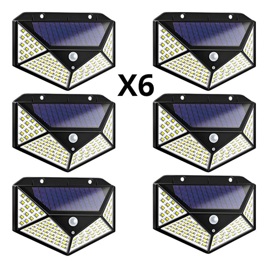Reflector Panel Solar 100 Led x6